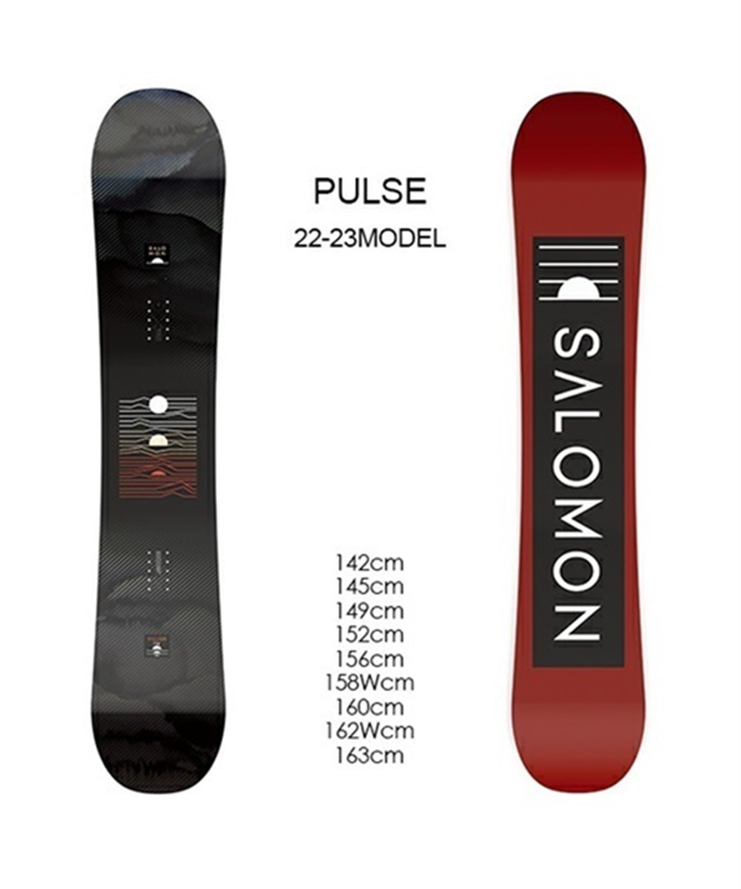 店頭受取対象外】スノーボード 板 SALOMON サロモン PULSE 22-23モデル ...