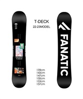 スノーボード 板 ユニセックス FANATIC ファナティック T-DECK 22-23モデル ムラサキスポーツ JJ K16