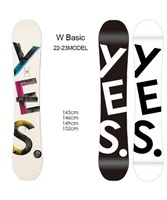 スノーボード 板 レディース YES. イエス W Basic 22-23モデル