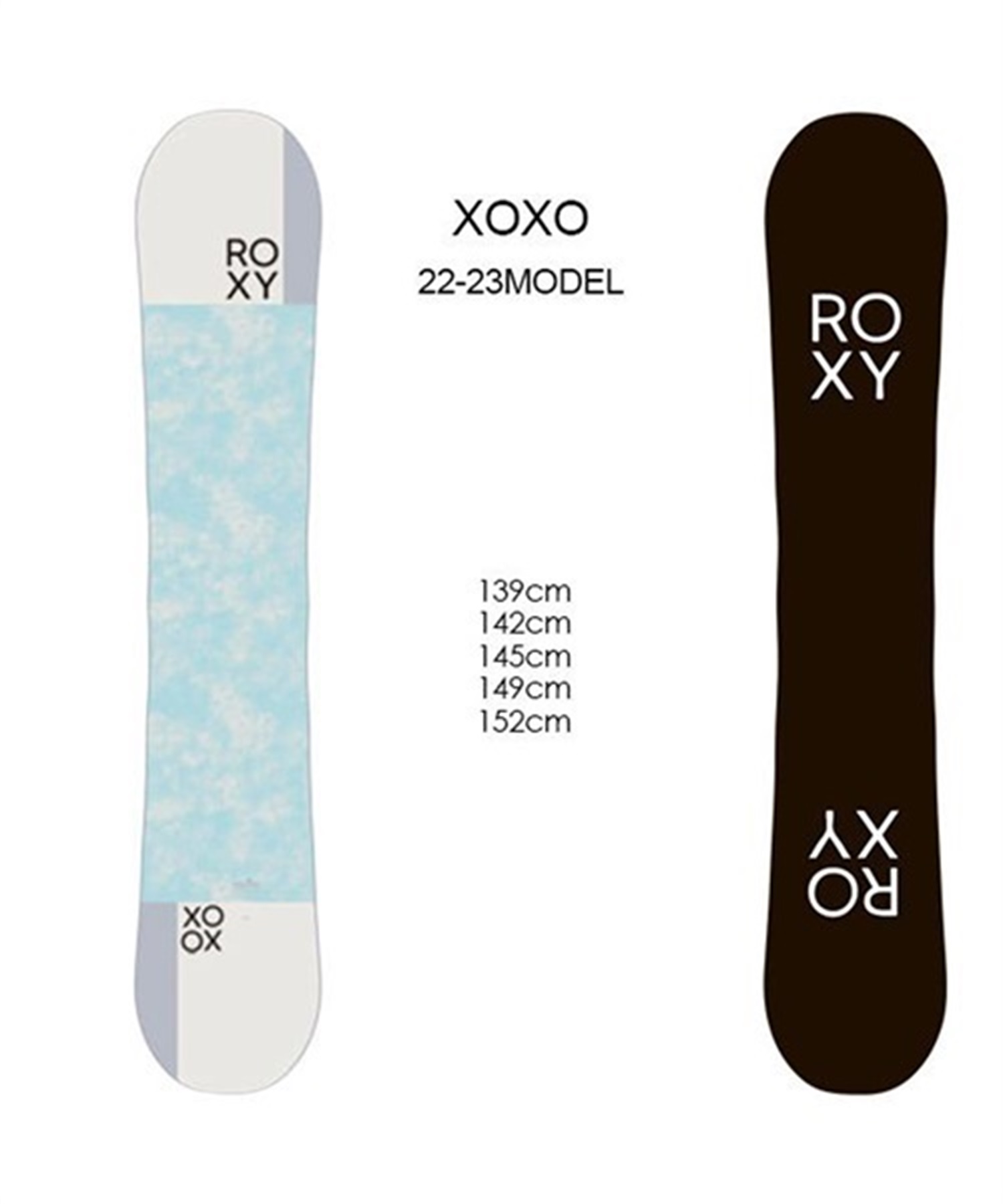 スノーボード 板 レディース ROXY ロキシー XOXO 22-23モデル ムラサキスポーツ JJ B10(XOXO-139)