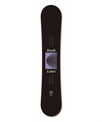 セットアイテム対象 DEATHLABEL デスレーベル スノーボード 板 ユニセックス DWS ムラサキスポーツ 24-25モデル LL B8(BLK-137cm)