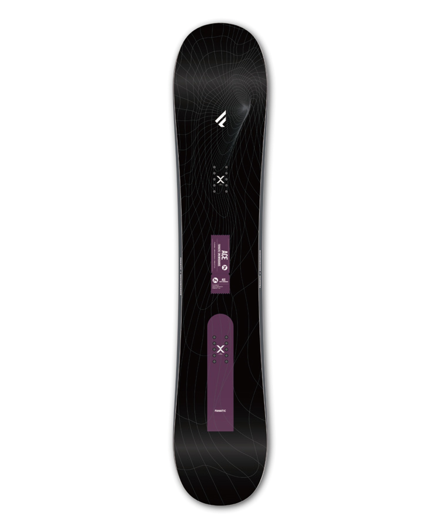 セットアイテム対象 FANATIC ファナティック スノーボード 板 ユニセックス ACE ムラサキスポーツ 24-25モデル LL F19(BLACK-139cm)