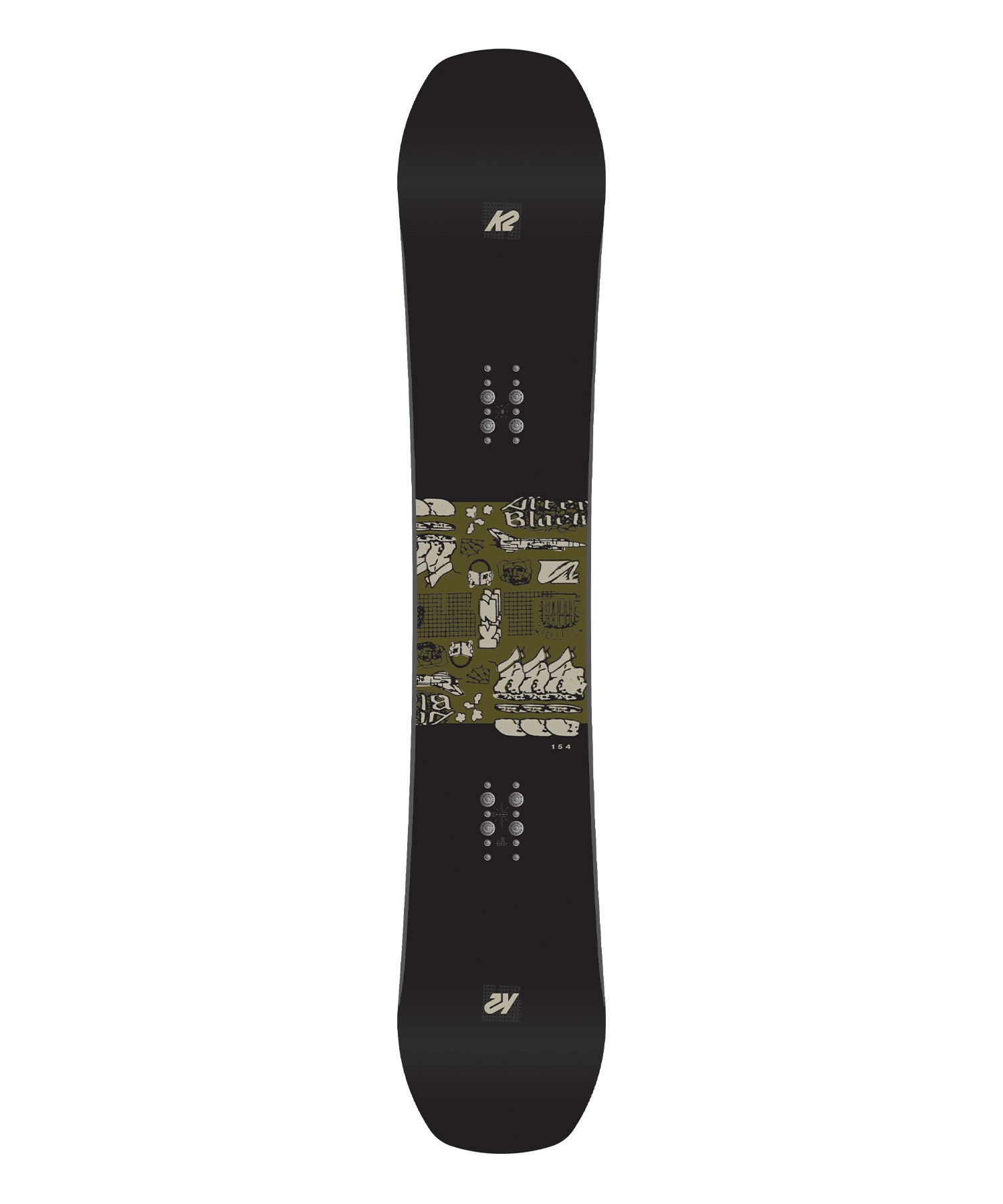 K2 ケーツー スノーボード 板 メンズ AFTERBLACK ムラサキスポーツ 24-25モデル LL A26(ONECOLOR-149cm)