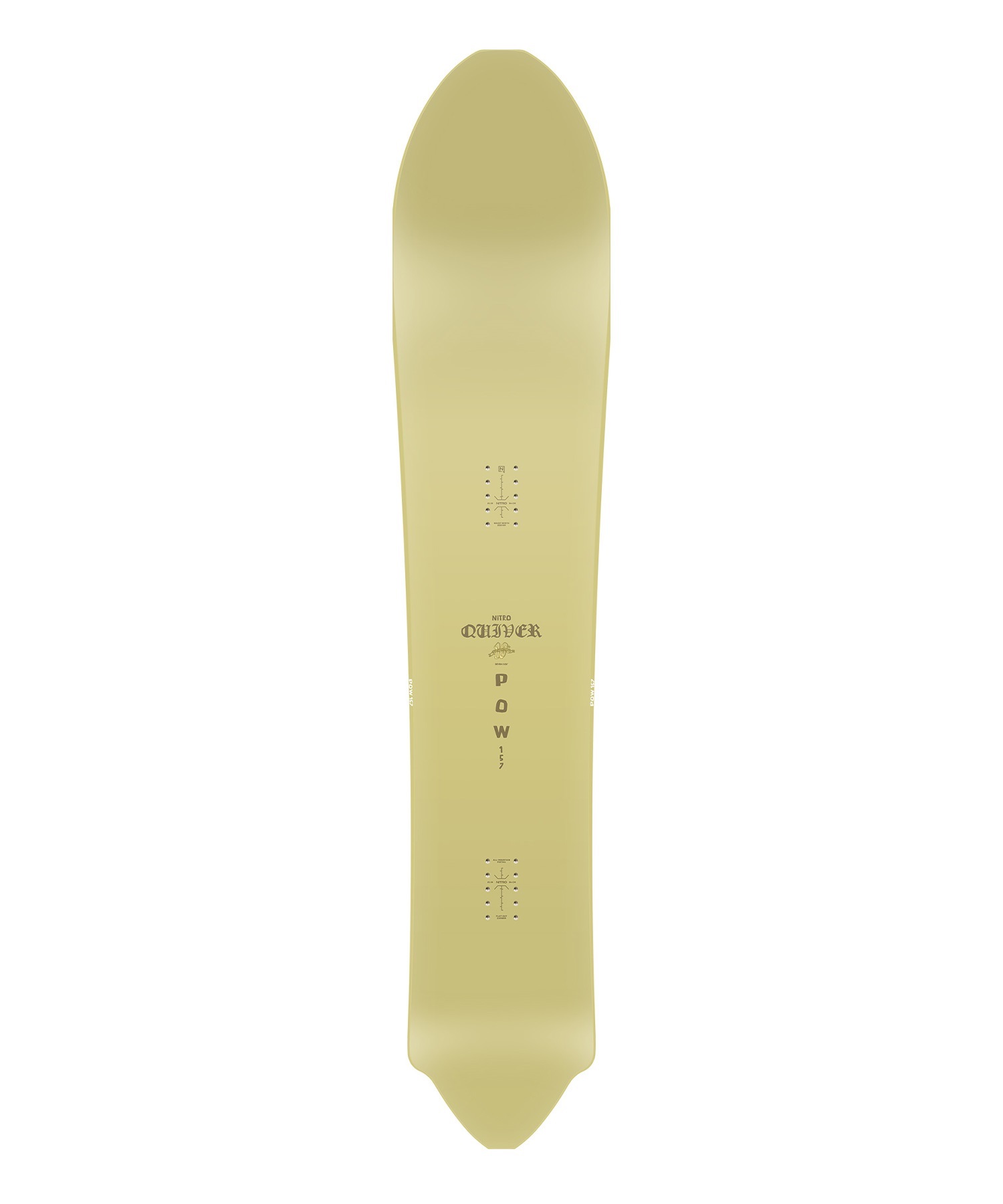 【早期購入】NITRO ナイトロ スノーボード 板 メンズ Quiver POW ムラサキスポーツ 24-25モデル LL A26(ONECOLOR-157wcm)