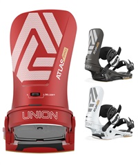 【早期購入】UNION ユニオン スノーボード バインディング ビンディング メンズ ATLAS PRO ムラサキスポーツ 24-25モデル LL A19(MRD-S)