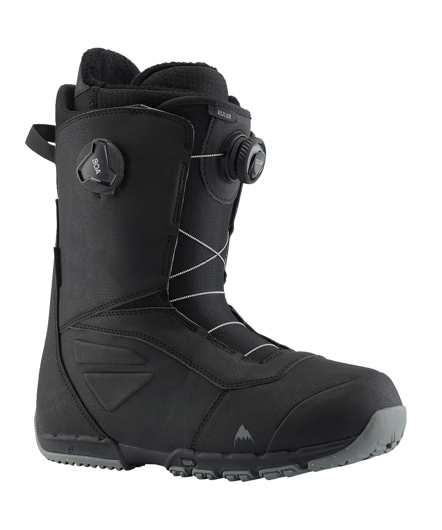 【早期購入】BURTON バートン スノーボード ブーツ メンズ ワイド Men's Ruler Boa Boot Wide ムラサキスポーツ 24-25モデル LL B1(Black-24.0cm)