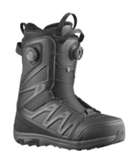 【早期購入】SALOMON サロモン スノーボード ブーツ メンズ LAUNCH BOA SJ BOA ムラサキスポーツ 24-25モデル LL A19(BlackBlackBlack-25.0cm)