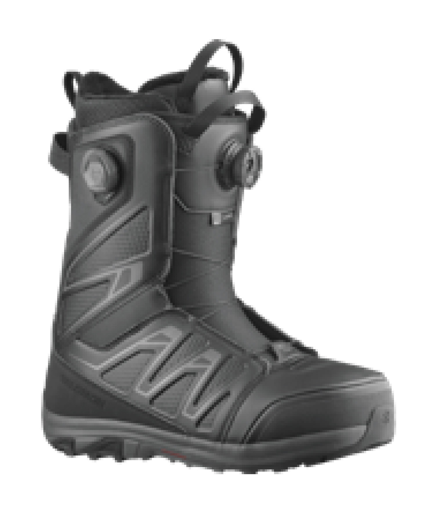 SALOMON サロモン スノーボード ブーツ メンズ LAUNCH BOA SJ BOA ムラサキスポーツ 24-25モデル LL A19(BlackBlackBlack-27.5cm)