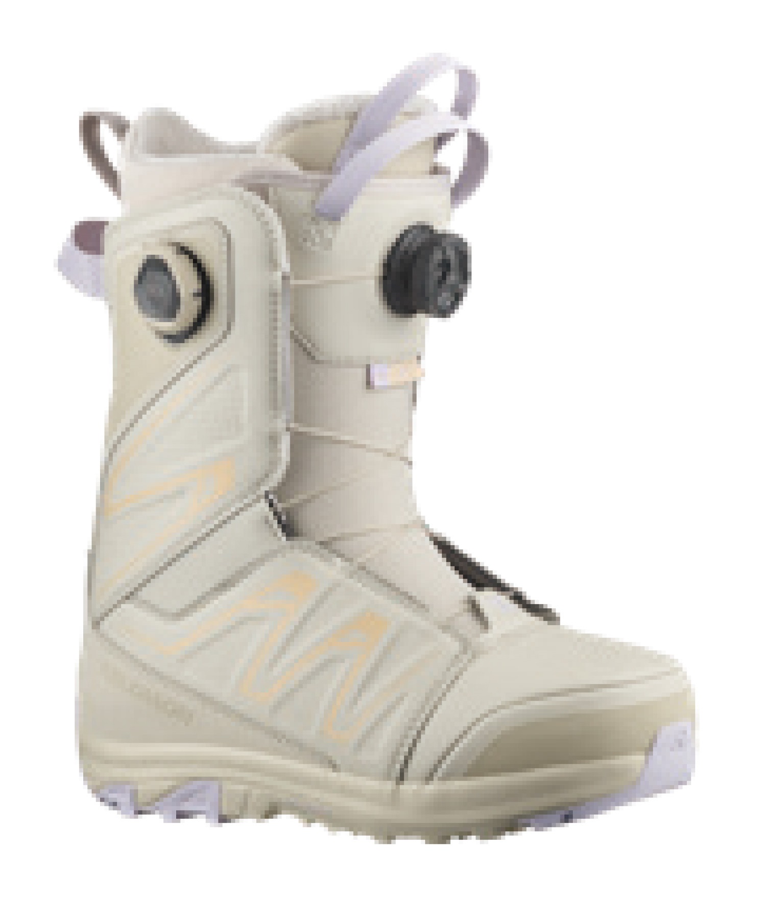 【早期購入】SALOMON サロモン スノーボード ブーツ レディース IVY BOA SJ BOA ムラサキスポーツ 24-25モデル LL A19(CreamPeachFuzzOrchidPetal-22.0cm)