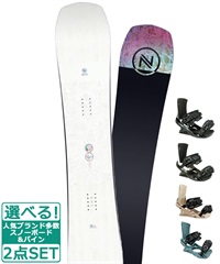 ☆スノーボード＋バインディング 2点セット NIDECKER ナイデッカー Venus HEAD ヘッド FX MU 23-24モデル ムラサキスポーツ(139Ncm-WHITE-S)