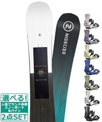 ☆スノーボード＋バインディング 2点セット NIDECKER ナイデッカー Score SALOMON サロモン RHYTHM 23-24モデル ムラサキスポーツ(156cm-White-S)