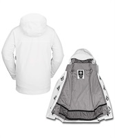 スノーボード ウェア ジャケット VOLCOM ボルコム DEADLY STONES G0652214 21-22モデル メンズ II F24(WHT-XS)