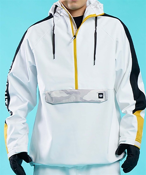 スノーボード ウェア ジャケット 686 SIXEIGHTSIX M1WCST02 JK WATERPROOF ANORAK 21-22モデル  J1 F25(WHITE-S)