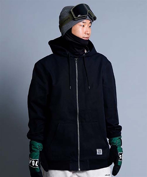 スノーボード ウェア ジャケット ユニセックス VOLCOM ボルコム DUSTBOX 22-23モデル ムラサキスポーツ JJ I7(BLK-XS)