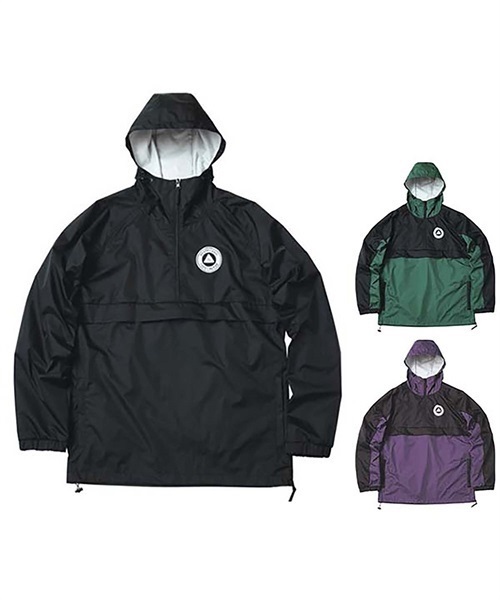 スノーボード ウェア ジャケット DEATH LABEL デスレーベル ANORAK LOGO 22-23モデル ムラサキスポーツ JJ K26(BLACK-S)