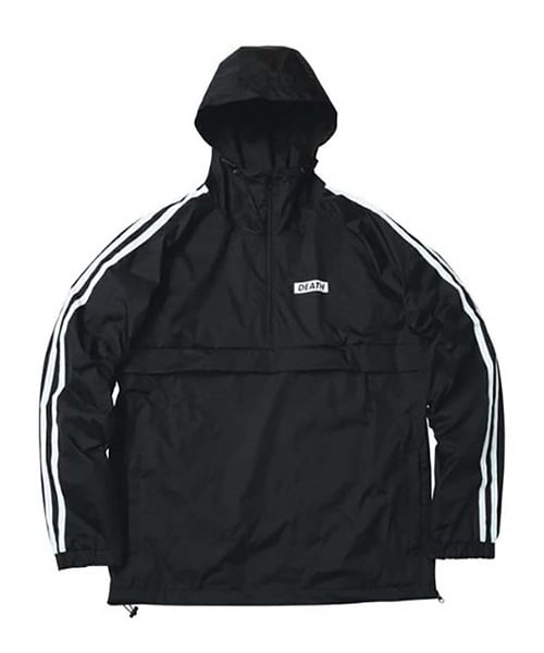 スノーボード ウェア ジャケット DEATH LABEL デスレーベル ANORAK LINE 22-23モデル ムラサキスポーツ JJ K26(BLACK-S)