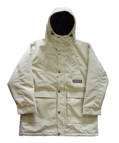 スノーボード ウェア ジャケット REPUBLIC リパブリック NAUGHTY-MOUNTAIN-PARKA 22-23モデル ムラサキスポーツ JJ D20(Cream-S)