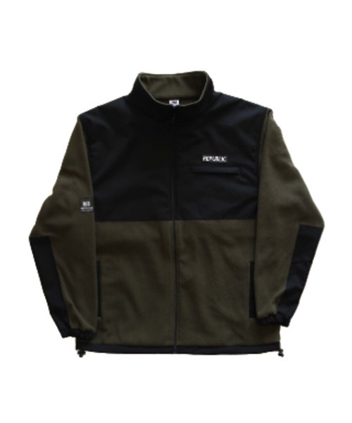 スノーボード ウェア ジャケット REPUBLIC リパブリック RPM-CREW-FLEECE-JACKET 22-23モデル ムラサキスポーツ JJ D20(Olive-S)