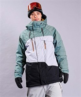 スノーボード ウェア ジャケット ユニセックス 686 シックスエイトシックス M2W115 GEO INSULATED  23-24モデル ムラサキスポーツ KK A26(CYPRESSGREENCOLORBLOCK-S)