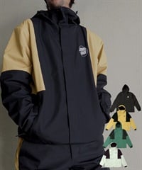 スノーボード ウェア ジャケット ユニセックス AA HARDWEAR ダブルエー ハードウェア 72123306 SC FULLZIP 23-24モデル KK C31(BLACKBLACK-S)