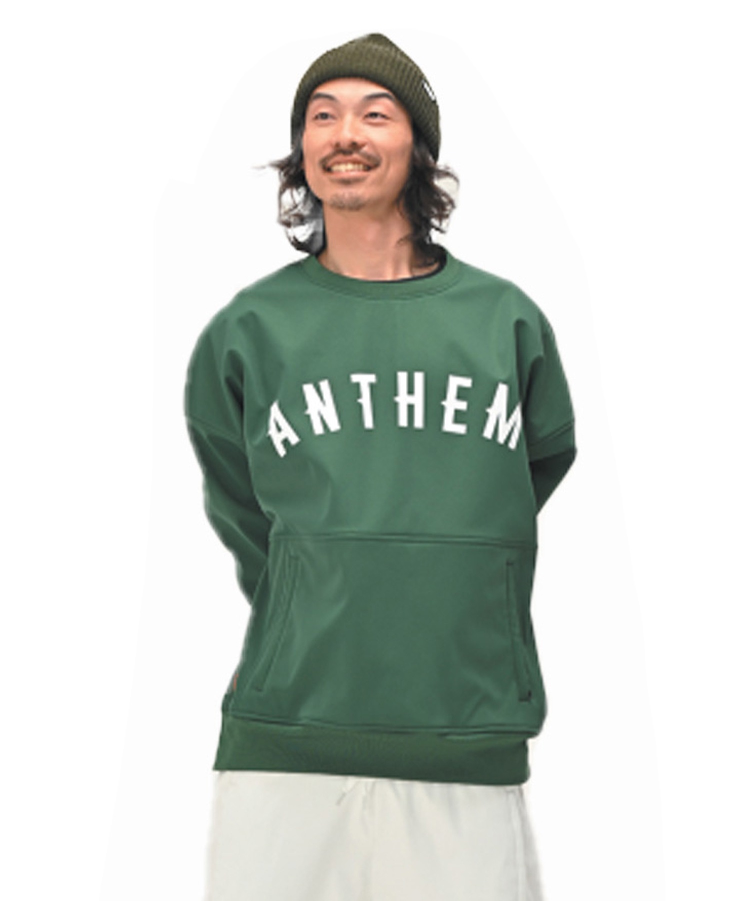 スノーボード ウェア ジャケット ユニセックス ANTHEM アンセム AN23110 HUGE 23-24モデル kk C25(FORESTGREEN-S)