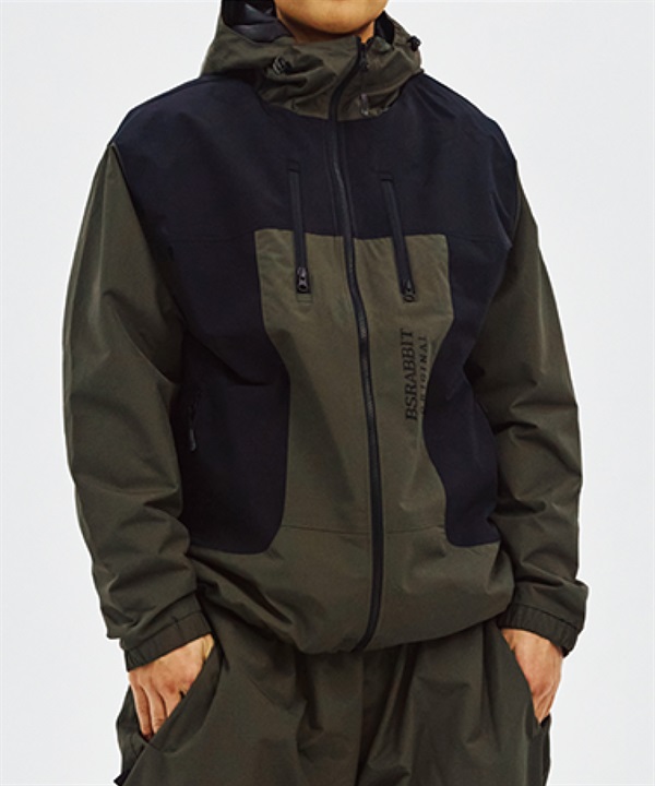 スノーボード ウェア ジャケット ユニセックス BSRABBIT ビエスラビット HIGH HOODED 23-24モデル KK G21