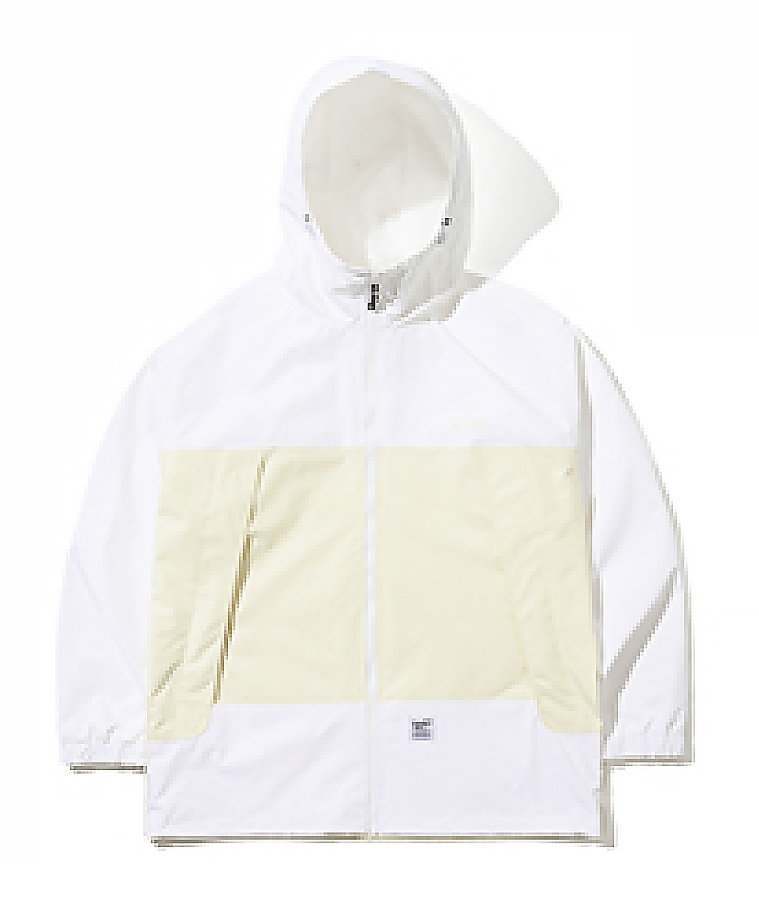 スノーボード ウェア ジャケット ユニセックス BSRABBIT ビエスラビット MMM HF WINDBREAKER HOODED 23-24モデル KK G21(WHITE-M)