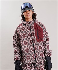 スノーボード ウェア ジャケット ユニセックス BSRABBIT ビエスラビット ETHNIC HOODED 23-24モデル KK G21