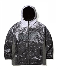 スノーボード ウェア ジャケット ユニセックス BSRABBIT ビエスラビット MOUNTAIN CITY HOODED 23-24モデル KK G21(MONO-M)