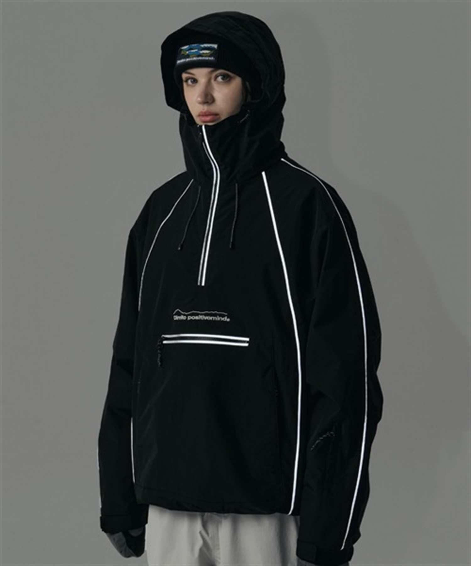 DIMITO ディミト スノーボード ウェア ジャケット ユニセックス NHTK34 TRACK PULLOVER JACKET 23-24モデル ムラサキスポーツ KK H12(STEELGREY-S)