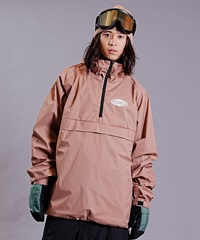 スノーボード ウェア ジャケット ユニセックス DEATHLABEL デスレーベル ANORAK JKT LOGO 23-24モデル ムラサキスポーツ KK I21(AZUKI-M)