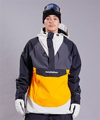 スノーボード ウェア ジャケット ユニセックス Horsefeathers ホースフェザーズ SPENCER 23-24モデル ムラサキスポーツ KK I21(BLACKRADIANTYELLOW-S)