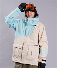 スノーボード ウェア ジャケット ユニセックス HURLEY ハーレー BLOCK PARTY SNOW MSW2312041 23-24モデル ムラサキスポーツ KK K16