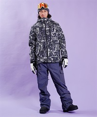 スノーボード ウェア ジャケット ユニセックス QUIKSILVER クイックシルバー MISSION PRINTED NP JK 23-24モデル KK C25(KVJ1-M)