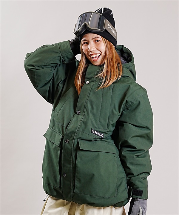 REPUBLIC リパブリック スノーボード ウェア ジャケット ユニセックス NAUGHTY MOUNTAIN PARKA 23-24モデル KK H5