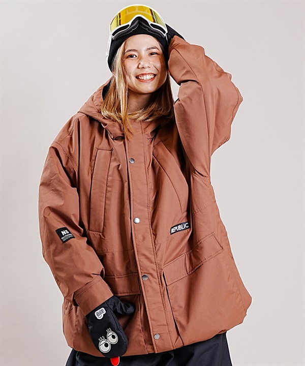 REPUBLIC リパブリック スノーボード ウェア ジャケット ユニセックス NAUGHTY MOUNTAIN PARKA 23-24モデル KK H5