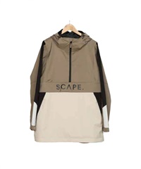 スノーボード ウェア ジャケット ユニセックス SCAPE エスケープ 71123303 ANORAK 23-24モデル ムラサキスポーツ KK C31(KHAKIIVORY-S)