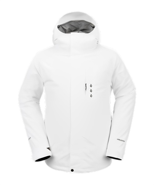 VOLCOM ボルコム スノーボード ウェア ジャケット ユニセックス DUA GORE-TEX G0652407 23-24モデル ムラサキスポーツ KK H26(WHT-S)