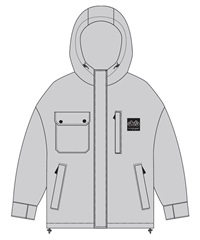 スノーボード ウェア ジャケット ユニセックス DUB ダブ BATTING ZIP UP 23-24モデル ムラサキスポーツ KX G29