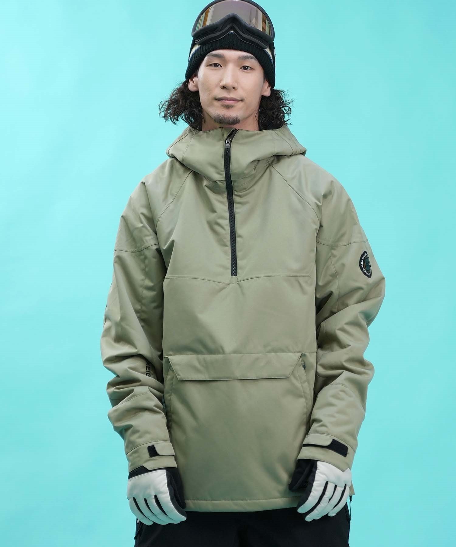 【早期購入/店頭受取対象外】686 シックスエイトシックス RENEWAL INSULATED ANORAK ユニセックス スノーボード ウェア ジャケット 24-25モデル M2W116 LL(SAGE-S)