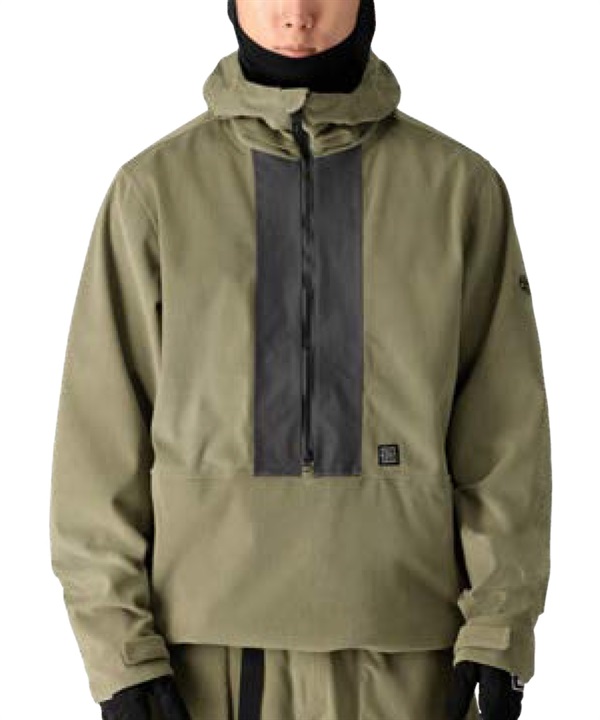 686 シックスエイトシックス GHOST 2.5L SHELL ANORAK ユニセックス スノーボード ウェア ジャケット 24-25モデル M3WN136 LL