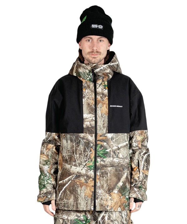 BEYOND MEDALS ビヨンド メダルス スノーボード ウェア ジャケット ユニセックス FULLZIP 2L REALTREE 24-25モデル LL B29