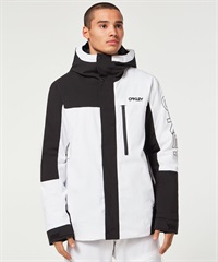 セットアイテム対象  OAKLEY オークリー スノーボード ウェア ジャケット ユニセックス TNP TBT INS ムラサキスポーツ 24-25モデル LL C14(BLACKWHITE-XS)