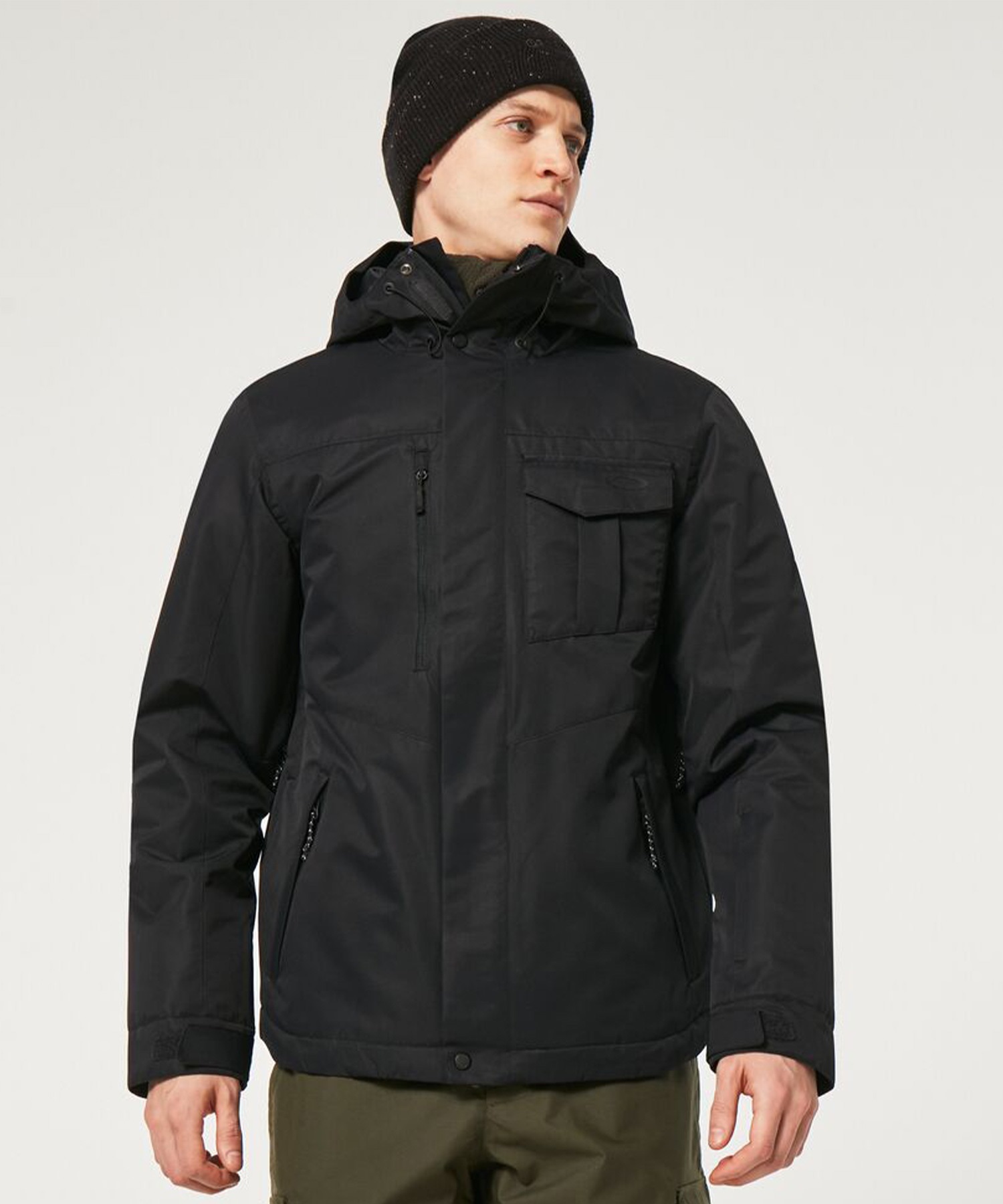 セットアイテム対象  OAKLEY オークリー スノーボード ウェア ジャケット ユニセックス CORE DIVISIONAL INS ムラサキスポーツ 24-25モデル LL C14(BLACK-M)