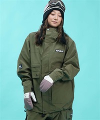 【早期購入/店頭受取対象外】REPUBLIC リパブリック スノーボード ウェア ジャケット ユニセックス JK LUV SIC PARKA ムラサキスポーツ 24-25モデル LL E9