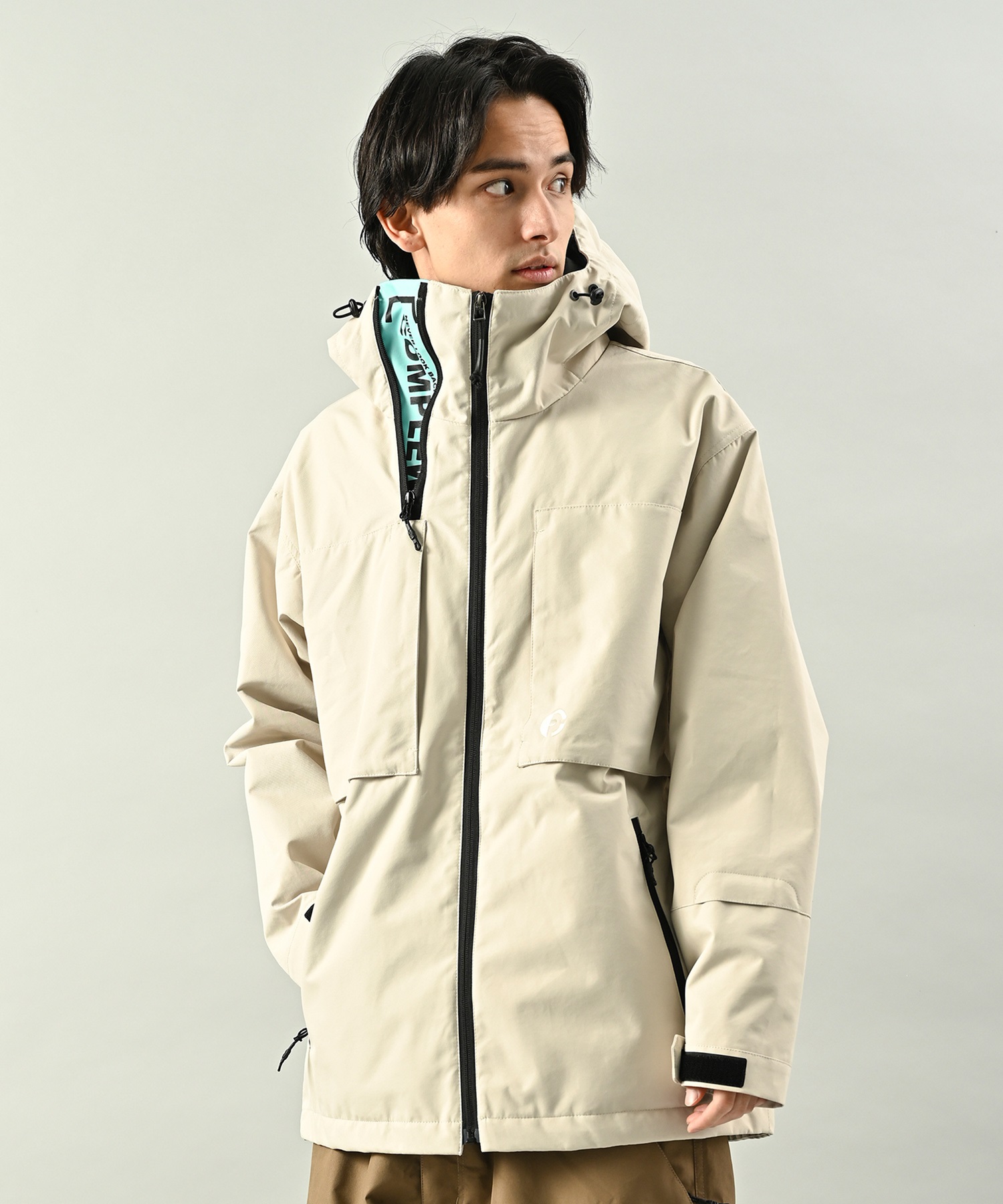 セットアイテム対象  COMPLEW コンプリュー スノーボード ウェア ジャケット ユニセックス CP12402 ムラサキスポーツ 24-25モデル LX G11(LBEG-S)
