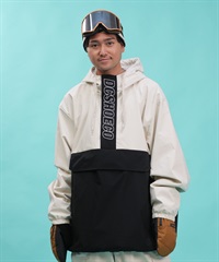 セットアイテム対象  DC ディーシー スノーボード ウェア ジャケット ユニセックス アノラック 24 DC SNOW ANORAK ムラサキスポーツ 24-25モデル LX F28(WHT-S)