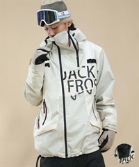 セットアイテム対象  JACK FROST ジャックフロスト スノーボード ウェア ジャケット ユニセックス 2L EXPLORER JK ムラサキスポーツ 24-25モデル LX D25(BLACK-S)