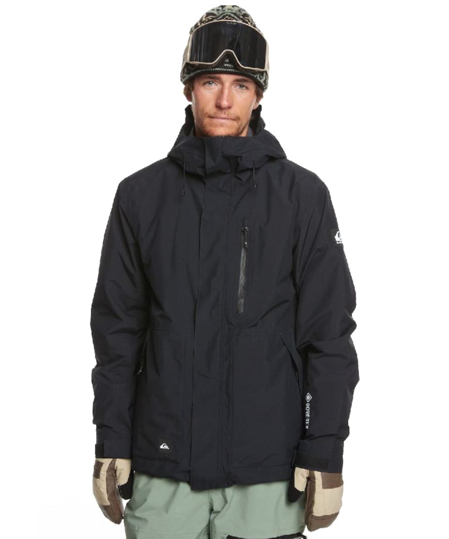 QUIKSILVER クイックシルバー ユニセックス スノーボード ウェア ジャケット ゴアテックス MISSION GORE-TEX 24-25モデル LX D12(KVJ0-M)