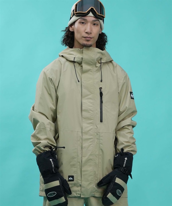 【早期購入/店頭受取対象外】QUIKSILVER クイックシルバー ユニセックス スノーボード ウェア ジャケット ゴアテックス MISSION GORE-TEX 24-25モデル LX D12